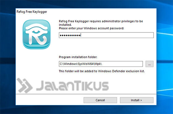Cara Install Keylogger 2