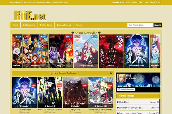 20 Situs Nonton Anime Online Terbaik Sub Indonesia Gratis Im4j1ner