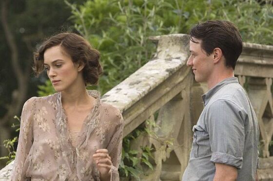 Keira Knightley Dan James Mcavoy Di Film Atonement 5ac9e