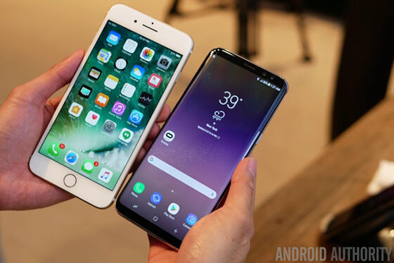 Samsung Galaxy S8 Vs Iphone 7 Plus 1