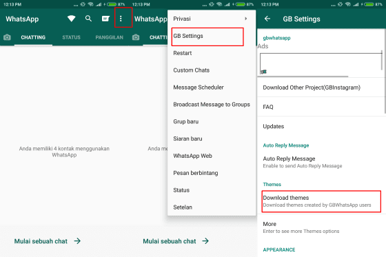 10+ Ide Cara Ganti Tema Whatsapp