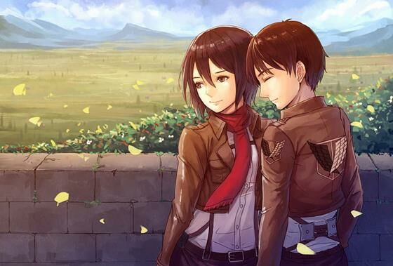 Eren Dan Mikasa AoT Gambar Anime Couple Keren Fafc9