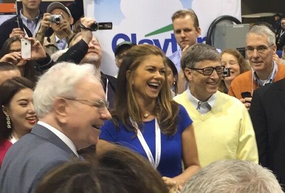 Warren Buffett Kathy Ireland Bill Gates C4f78