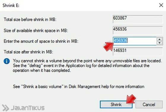 Cara Partisi Harddisk Tanpa Format 3