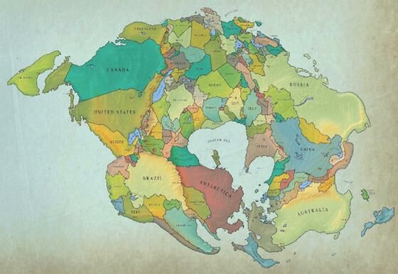 Peta Geologi Dunia D7653