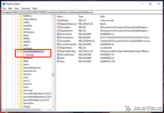 Cara Mematikan Windows Defender Windows 10 Regedit 02 507f1