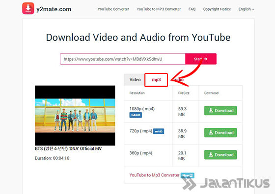 Extension chrome untuk download lagu mp3 ke