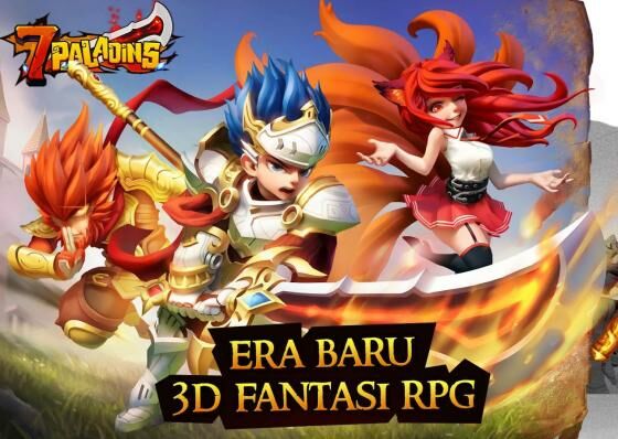 7 Paladin Game Rpg 3d Fantasi