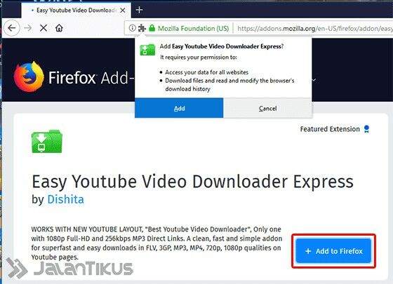 Cara Download Mp3 Dari Youtube Mozilla 01 63ee8