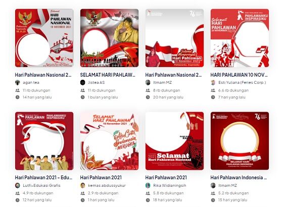 Twibbon Hari Pahlawan 2021 3080f