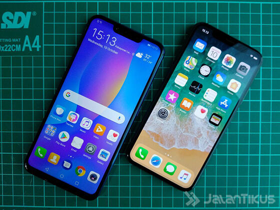 Komparasi Huawei Nova 3i Vs Iphone X 01 2a491