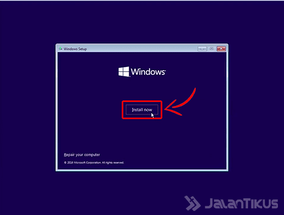 Cara Install Windows 10 03 6e894