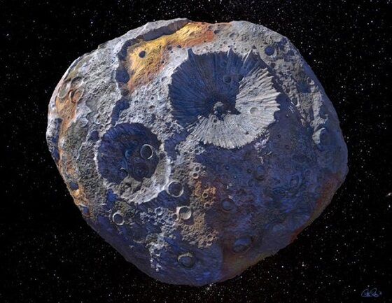 Ilustrasi Asteroid 16 Psyche Af9a1