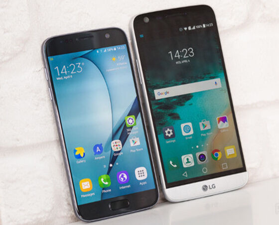 Samsung Galaxy S7 Vs Lg G5