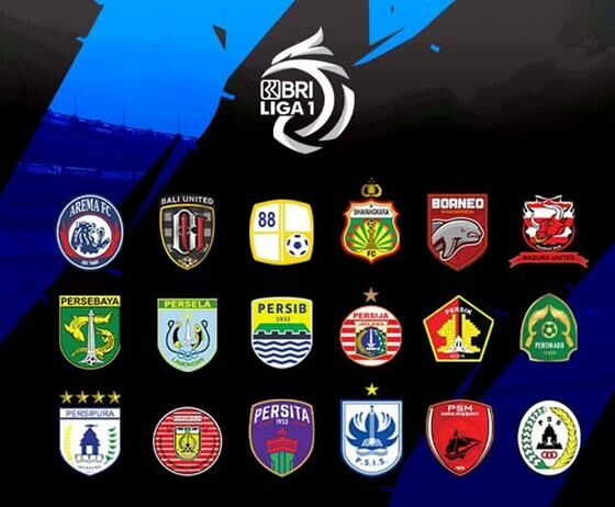 BRI Liga 1 18 Logo Peserta Fff26