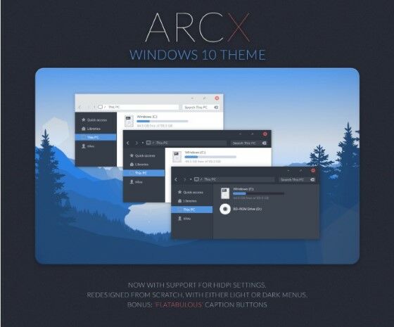 Download Theme Windows 10 Terbaik Tema Arcx B4f49