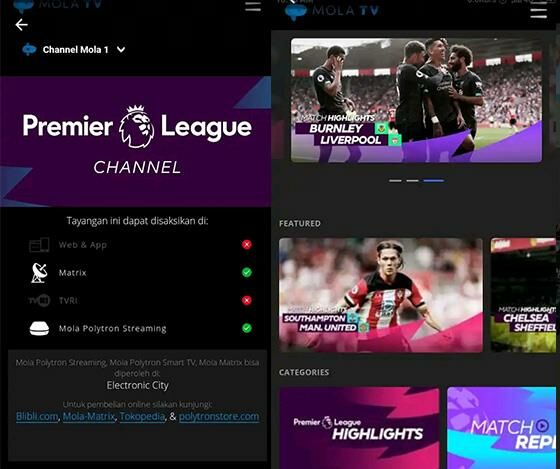 Live Streaming Premier League Mola TV Gratis Aa48e