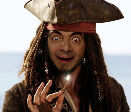 Mr Bean Korban Master Photoshop 7