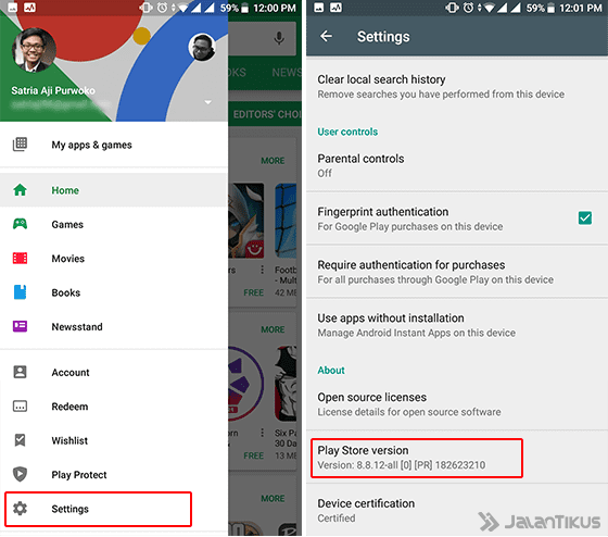 Update Versi Google Play Store Terbaru