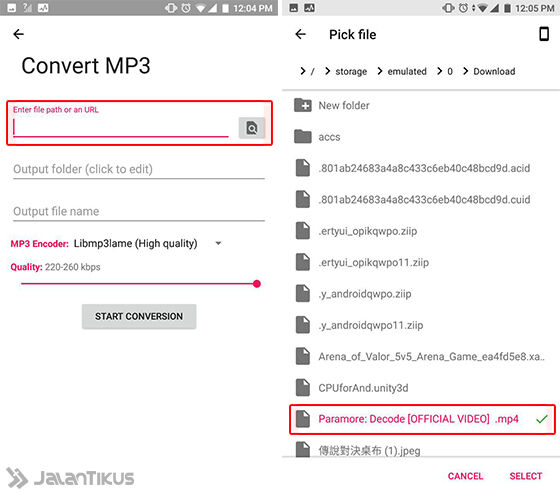 Cara Convert Video Ke Mp3 Android 4 6e9dc