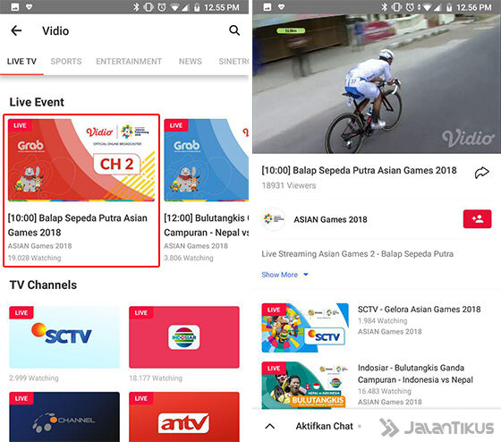 Cara Live Streaming Asian Games 2018 Vidio 03 Ecf04