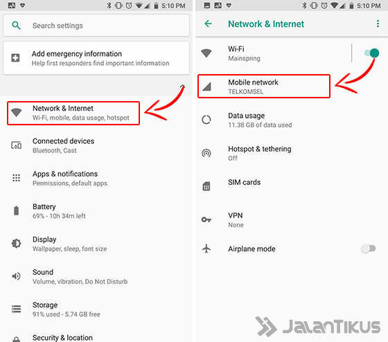 Cara Setting Apn Android 01 D1160