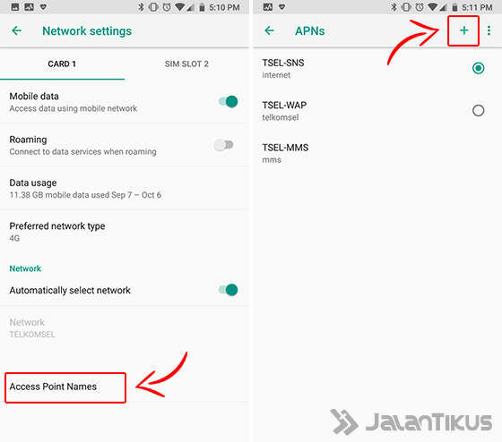 Cara Setting Apn Android 02 24455