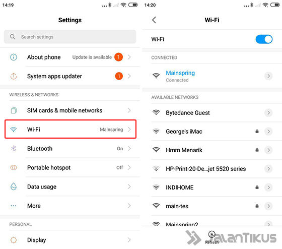 Cara mempercepat koneksi wifi di android tanpa aplikasi