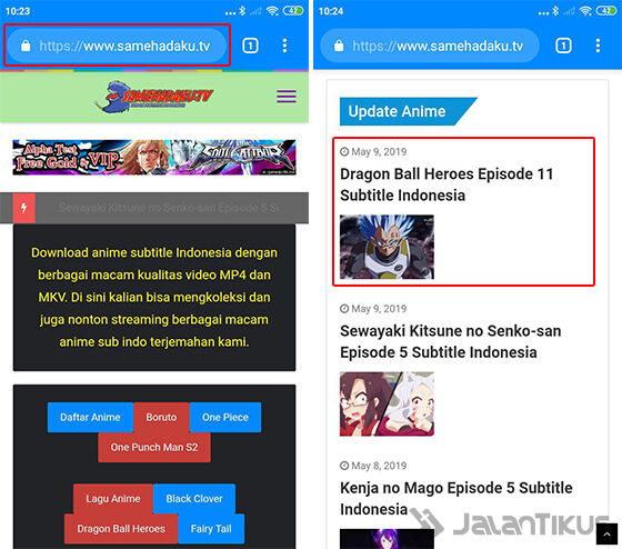 cara download anime samehadaku hp 01