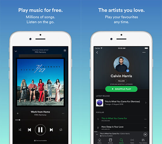 Spotify Aplikasi Musik Terbaik Iphone