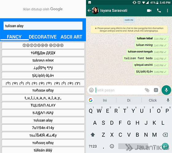 8 Cara Buat Tulisan Unik Di Whatsapp Buat Chat Makin Seru Mohammad 3119