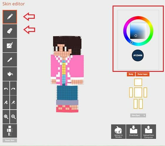 Minecraft Skindex Pencil D7a11