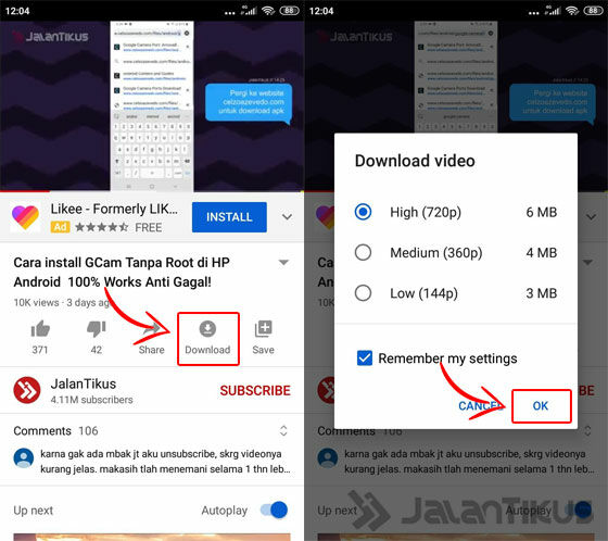 Video ke download cara hp youtube dari 3 Cara