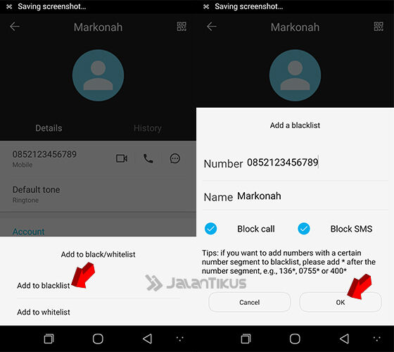 Cara Blokir Nomor Telepon Di Smartphone Coolpad 4