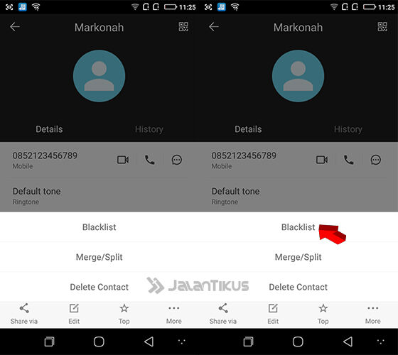 Cara Blokir Nomor Telepon Di Smartphone Coolpad 5