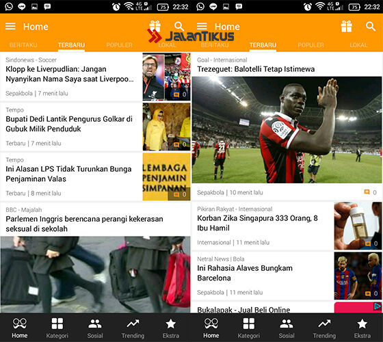 Aplikasi Berita Terkini Babe 2