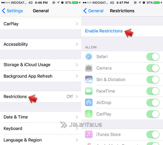 Menyembunyikan Aplikasi Iphone 1