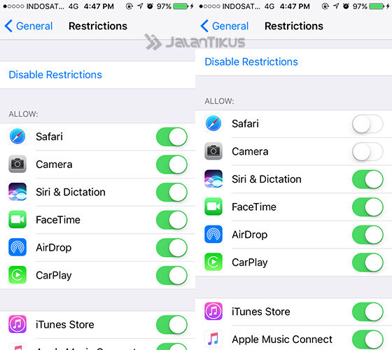 Menyembunyikan Aplikasi Iphone 3