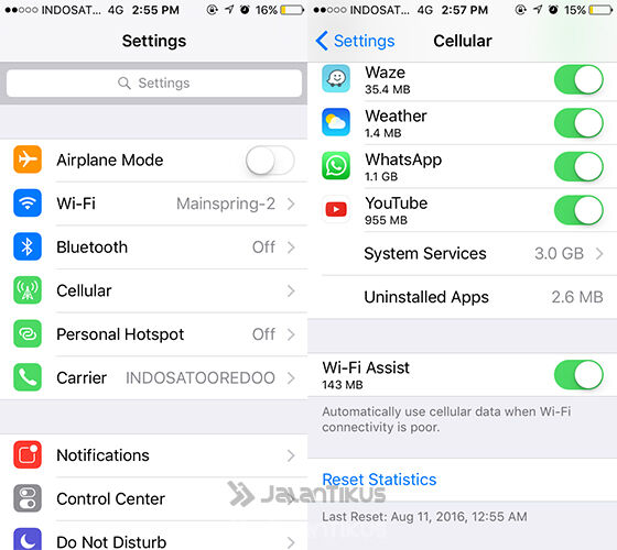 Menghemat Kuota Data Iphone 7