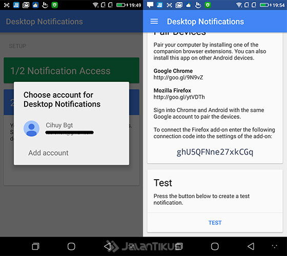Menampilkan Notifikasi Android Di Pc 5