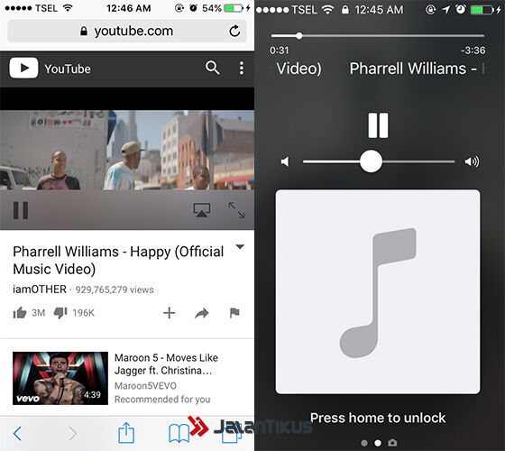 Cara Memainkan Youtube Dengan Layar Terkunci 2