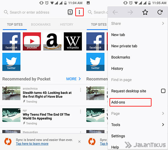 Cara Mengubah Tampilan Browser Android 1