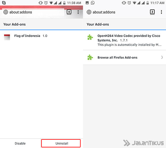 Cara Mengubah Tampilan Browser Android 5
