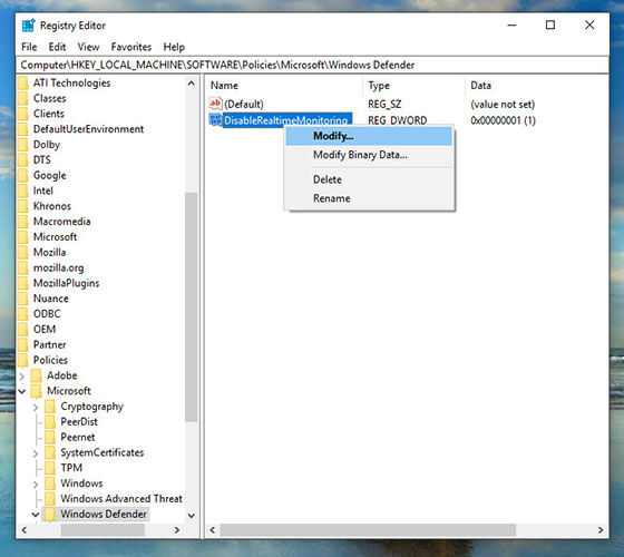 Cara Mematikan Windows Defender Permanen Win 10 Da400