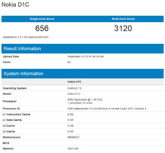 Bocoran Nokia D1c
