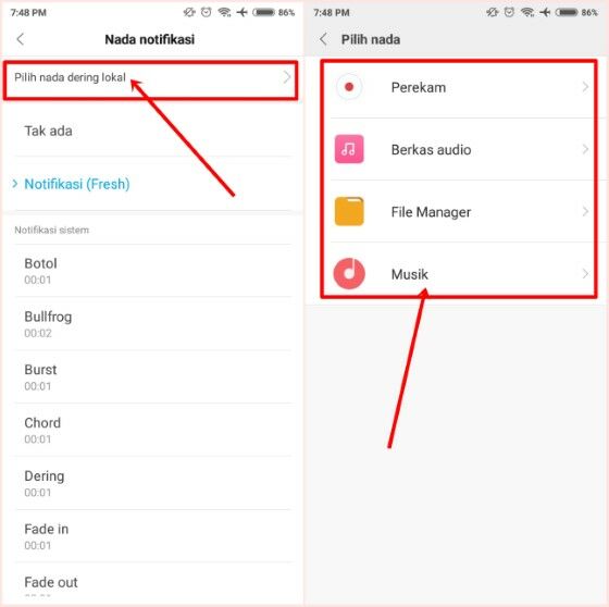 Cara Merubah Nada Dering WhatsApp Dengan MP3