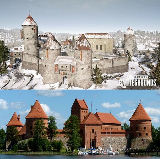 Lokasi PUBG Yang Terinspirasi Dari Dunia Nyata Castle 8a363