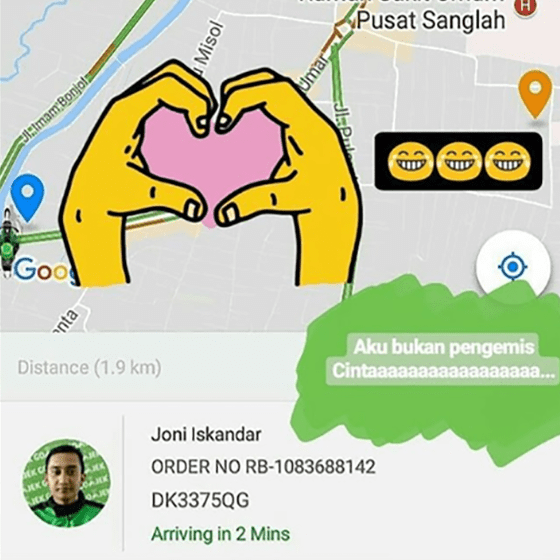 Nama Driver Ojek Online Kocak 2