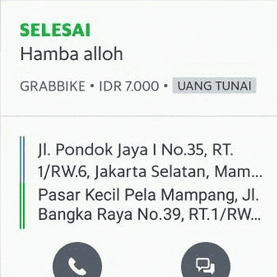 Nama Driver Ojek Online Kocak 5