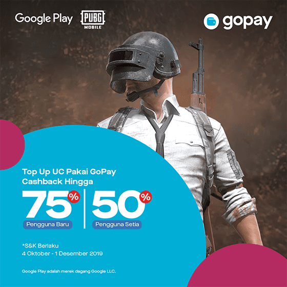 Promo Cashback Pubg Mobile Gopay 9855a